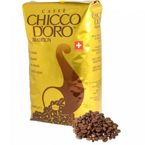 Кава в зернах Caff&egrave; Chicco d'oro Tradition 100% арабіка 500 г 2370125064 фото