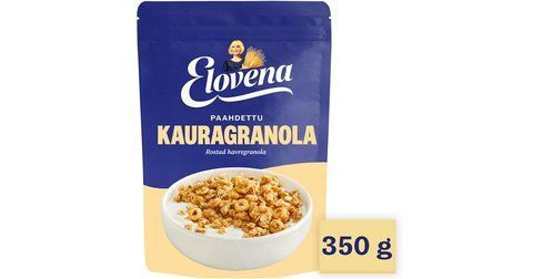 Гранола вівсяна Elovena Paahdettu Kauragranola жарена 350 г 2663445797 фото