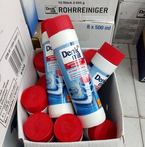 Засіб для прочищення труб Denkmit Rohrreiniger-Granulat 600 г 2314831637 фото