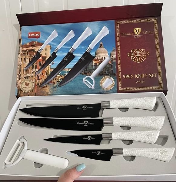 Набір ножів HIGH QUALITY W-4158 Limited Edition Milano 5 PCS KNIFE SET 2176094764 фото