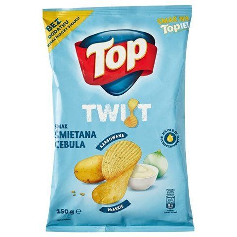 Чіпси Top сметана з цибулею 150 г 1773178646 фото
