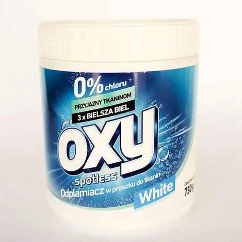 Плямовивідник для світлої білизни Oxy Spotless White 730г. 2081869131 фото