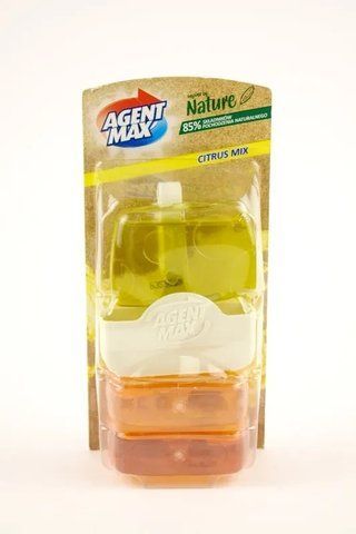 Блок для очищення унітаза Agent Max Citrus Mix 3x55г. 2106500818 фото
