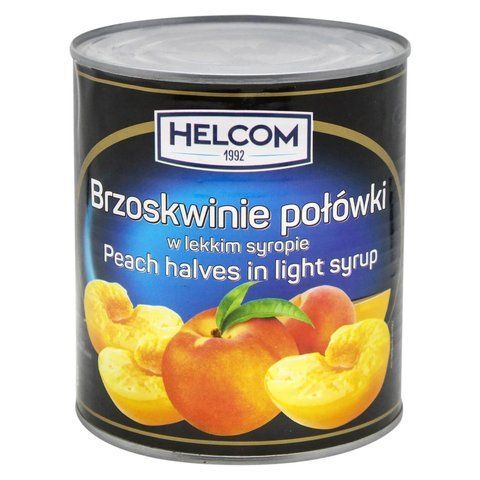 Персики половинки Helcom Brzoskwinie polowki Peach w syropie 580 г 2561890115 фото